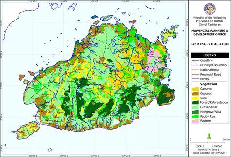 Land Use / Vegetation Map – PPDO BOHOL