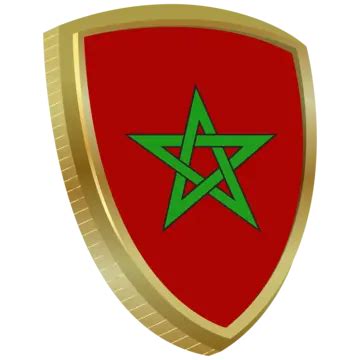 Golden Circle Morocco Flag Vector, Morocco Flag, Circle, Frames PNG and Vector with Transparent ...