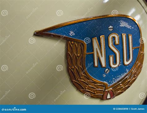 NSU Motorenwerke AG Motorcycle Logo Editorial Stock Photo - Image of motorenwerke, motorcycles ...