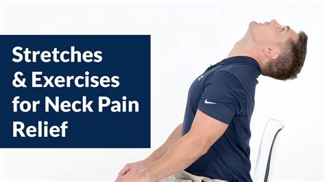 Stretches & Exercises for Neck Pain Relief - YouTube