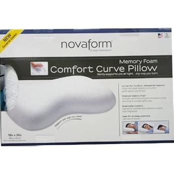 Amazon.com: Novaform Memory Foam Comfort Curve Pillow: Home & Kitchen