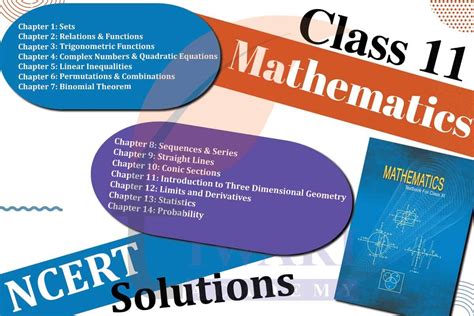 NCERT Textbook Solutions for Class 11 Maths | 11th NCERT Math Solution