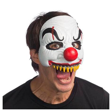 Happy Clown Adult Costume Latex Half Mask - Walmart.com - Walmart.com