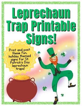 St. Patrick's Day Leprechaun Trap Printables! by HenRyCreated | TPT