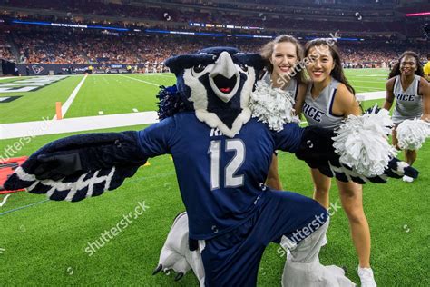 Rice Owls Mascot Sammy Poses Rice Editorial Stock Photo - Stock Image ...