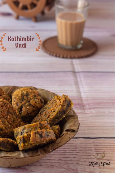 Kothimbir Vadi recipe - Kali Mirch - by Smita