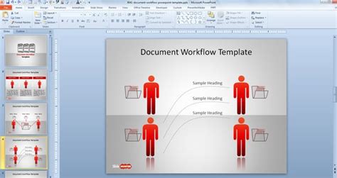 Document Workflow PowerPoint Template