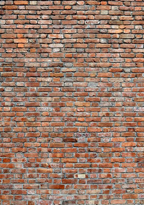 Red brick wall texture portrait – Artofit