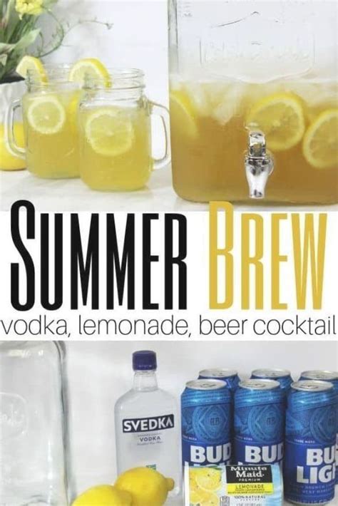 summer beer recipe vodka lemonade - Marci Rosario