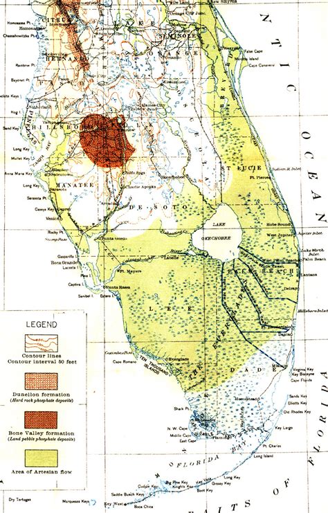 Map Of Florida Showing The Everglades - Printable Maps