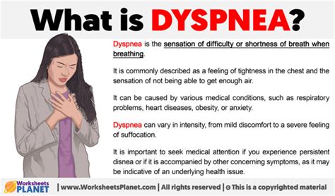 What is Dyspnea | Definition of Dyspnea