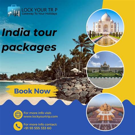 Explore Incredible India with Alluring Tour Packages by Lockyourtrip03 on Dribbble