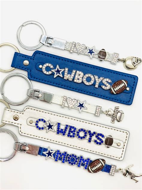 Dallas Cowboys Keychains Dallas Cowboys Gifts Cowboys Football | Etsy