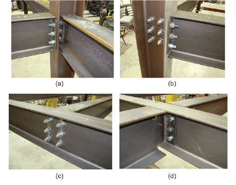 Details of beam-to-beam and beam-to-column joints. (a) Central column... | Download Scientific ...