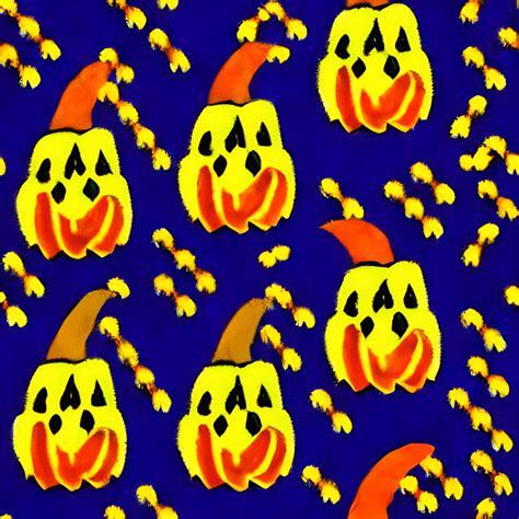 Halloween Corn Goblin Pattern · Creative Fabrica