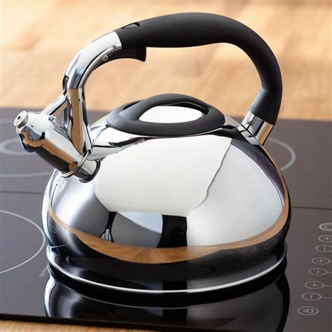 Stove Top Whistling Kettle Induction Large 3l Stainless Steel Electric ...