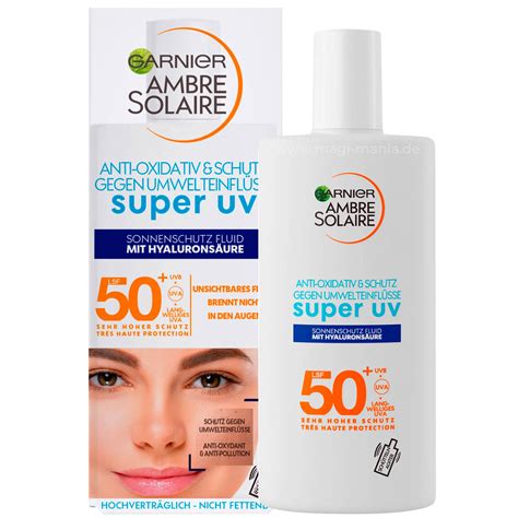 GARNIER Ambre Solaire Super UV Sonnenschutz-Fluid SPF 50+
