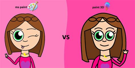 ms paint vs paint 3D by ArwenTheCuteWolfGirl on DeviantArt