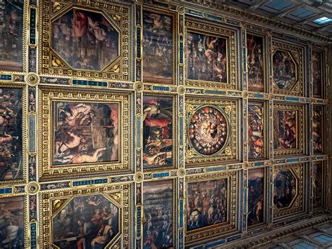 Ceiling Paintings Five Hundred Hall Palazzo Vecchio Florence