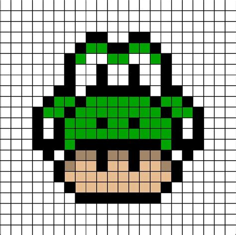 Yoshi Mushroom Pixel Art | Pixel art, Pixel art pokemon, Pixel art grid