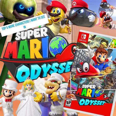 Top Five MORE Characters I Want to See In Super Mario Odyssey | Mario Amino