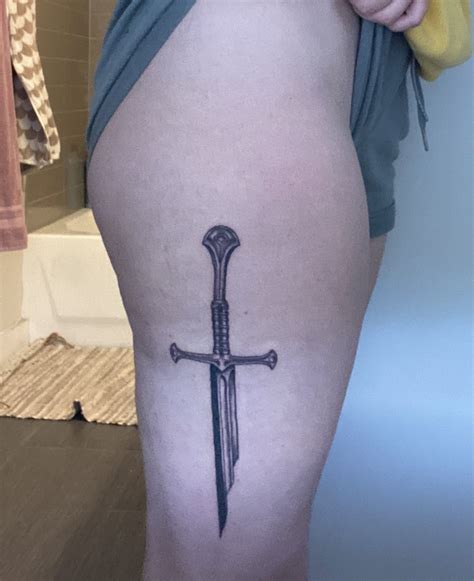 Lord Of The Rings Anduril Sword Tattoo By Capone: TattooNOW, 45% OFF