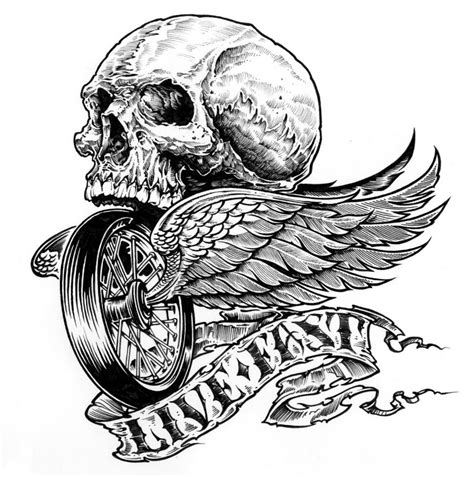 Motorcycle tattoos, Biker tattoos, Bike tattoos