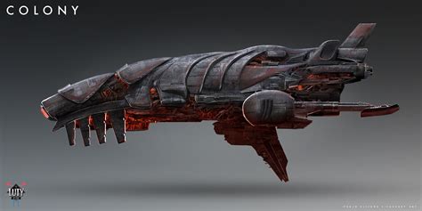 Colony - Spaceship Concept design on Behance