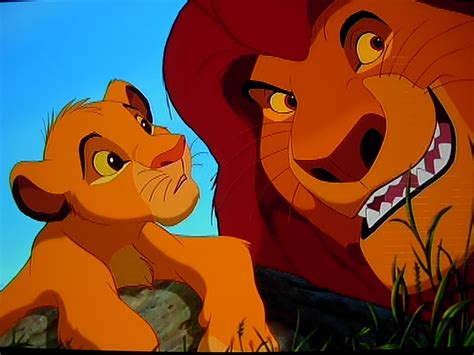 Simba & Mufasa in Disney's The Lion King - a photo on Flickriver