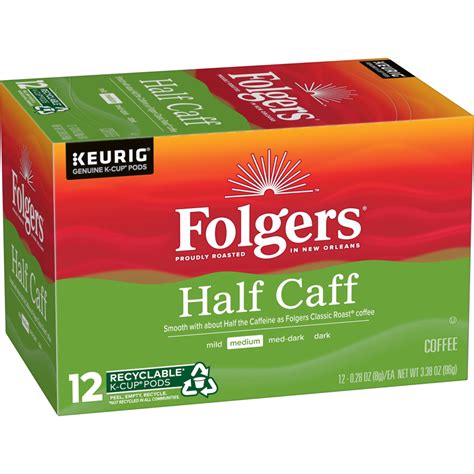 Half Caff Coffee K-Cup® Pods | Folgers®