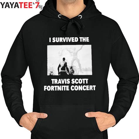 Official I Survived The Travis Scott Fortnite Concert T-shirt | lupon ...