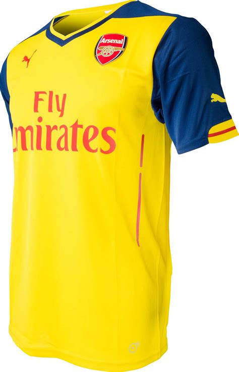 Arsenal 2014-15 Away Jersey - Puma Arsenal Soccer Jerseys