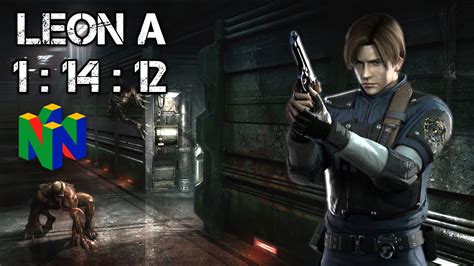 Resident Evil 2 (N64) - Leon A Speedrun 1:14:12 - YouTube