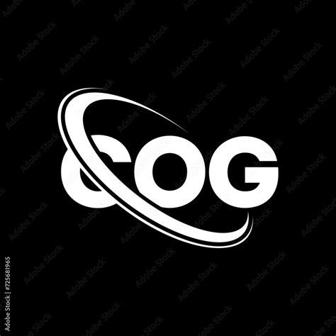 COG logo. COG letter. COG letter logo design. Initials COG logo linked with circle and uppercase ...