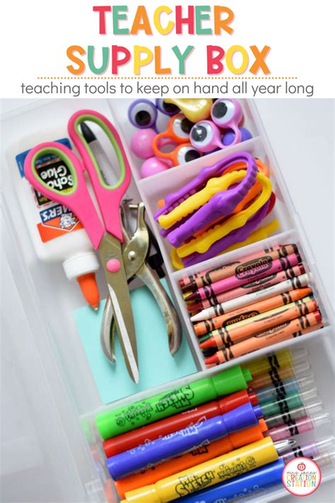 What’s in Your Box of Teacher Supplies? - Mrs. Jones Creation Station