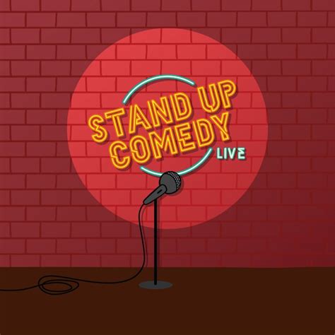 Premium Vector | Stand up comedy open mic