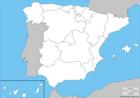 MAPAS DE ESPAÑA DE COMUNIDADES AUTÓNOMAS Y PROVINCIAS | JUGANDO Y ...