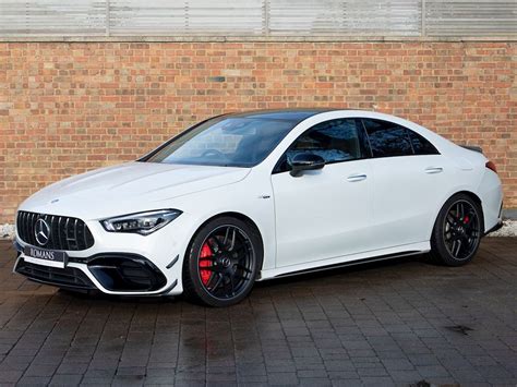 2019 Used Mercedes-Benz CLA Class AMG S Plus | Digital White | Used mercedes benz, Black ...