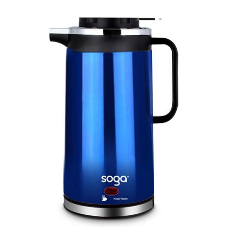 Cordless 1.8L Electric Kettle with Smart Keep Warm Function Blue | eBay