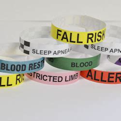 Hospital Alert Wristbands - EasyID - Identification Made Easy