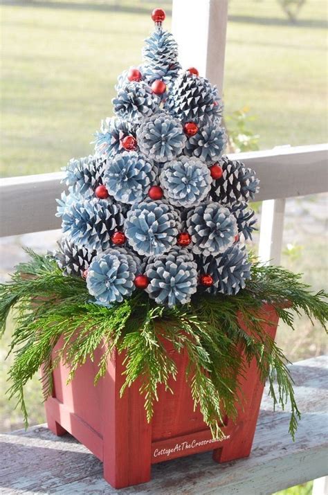 How to Make Pine Cone Christmas Trees | Pine cone christmas decorations, Diy christmas tree ...