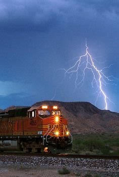 BNSF In A Storm | Railroad photography, Railroad photos, Train photography