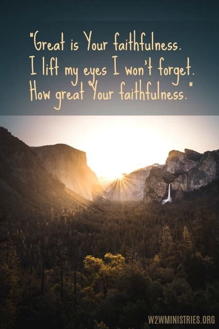 Great Is His Faithfulness