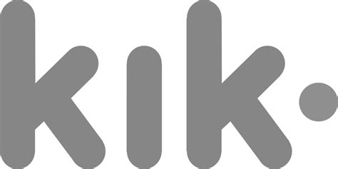 Kik Logo Black and White – Brands Logos