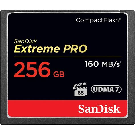 Sandisk 256GB Extreme Pro CompactFlash CF Memory Card