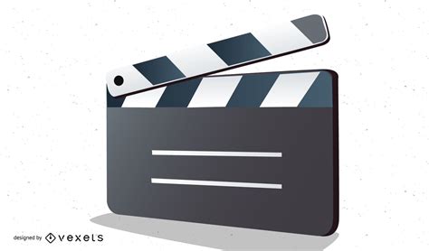 Clapper Board Vector For Movie Or Film Vector Download