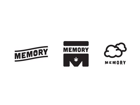 Memory logo directions by Ragen Venti on Dribbble