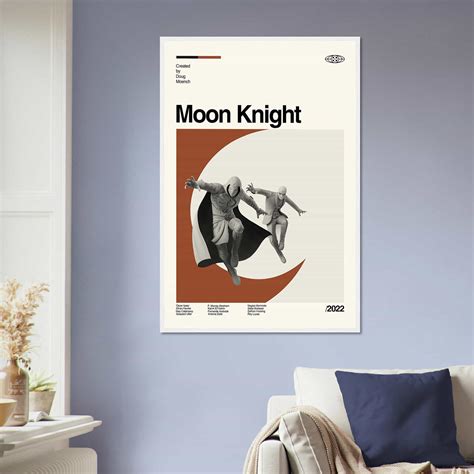 Moon Knight Movie Poster, Moon Knight Poster, Minimalist Art - Citiesbox