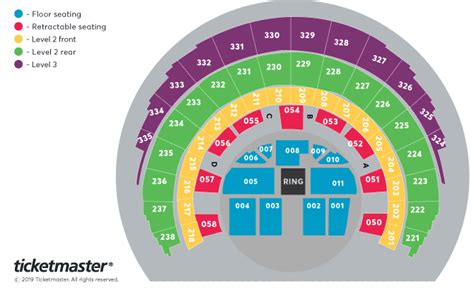 WWE Live Seating Plan - Hydro