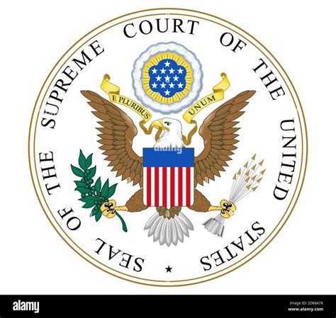 Supreme Court of the United States logo Stock Photo - Alamy